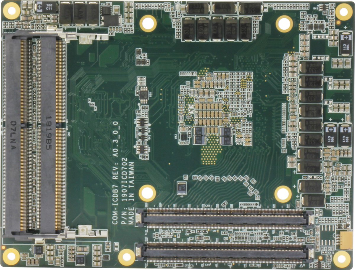 AAEON's tweet image. Introducing the COM-ICDB7, our newest COM Express Module, featuring server-grade performance of up to 10 cores and 20 threads thanks to 3rd Generation #Intel #Xeon D processors (formerly #IceLake-D). 

Find out more: aaeon.com/en/ni/com-icdb…