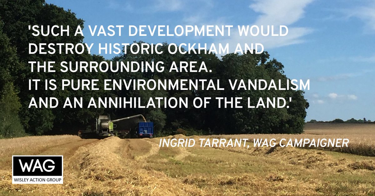 ActionWisley's tweet photo. WAG campaigner Ingrid Tarrant was featured in @DailyMailUK towards the end of the year, detailing the devastation that will occur if development on the Three Farms Meadows takes place.

Read the article in full: https://t.co/tF9mrLsDg4 https://t.co/bcQqVmdeiE