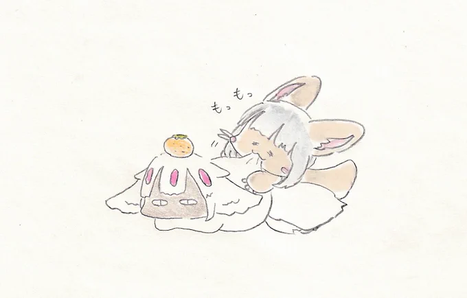 鏡開きですね。#イラスト #メイドインアビス 