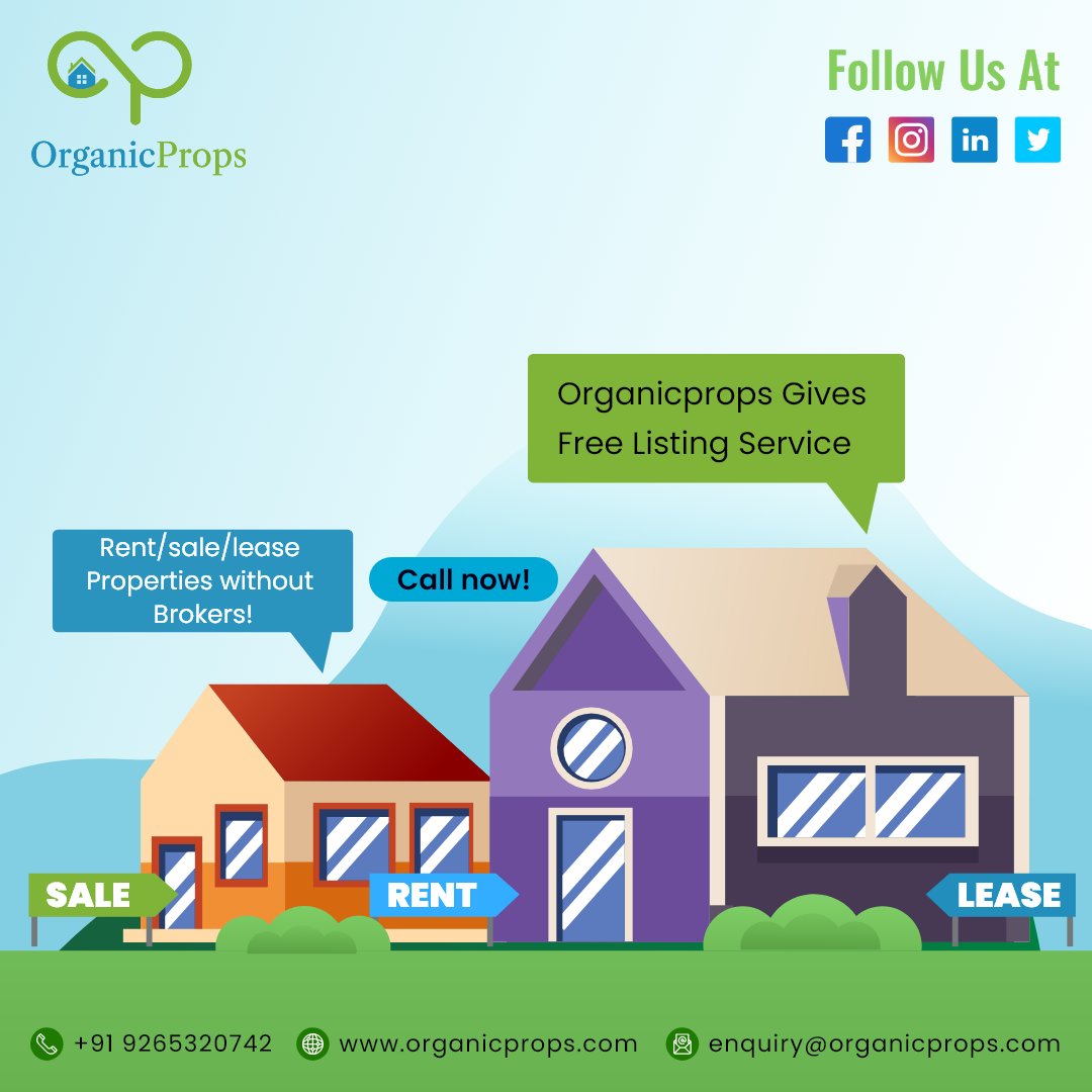 easyprops_'s tweet photo. We offer a free service to register your house, office space, shops, showrooms without charging any fees.
Plus, our site is designed for ease of use, so you can get started right away.
π: https://t.co/k4vURHheIy
#listproperty #AdvertiseProperty #ListBusiness #organicprops https://t.co/h8MNQ1SZ0j