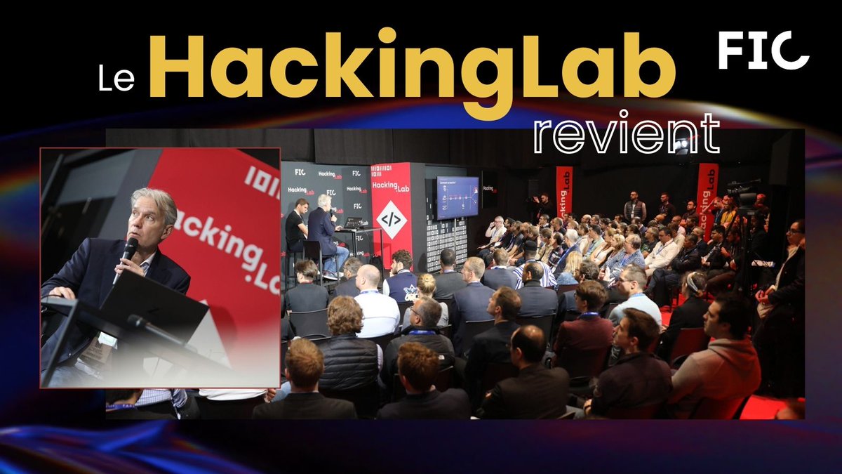 INCYBER_Europe's tweet photo. Le #hackinglab revient au #FIC2023.
Proposez un projet jusqu'au 17/02 ! https://t.co/AIrE1DchVM

🙏@InterCERTFrance @cecyf_coriin @CampusCyberFr @diateam_labs @LexfoSecurite @MISCRedac @OrangeCyberFR @quarkslab @sekoia_fr @RandoriSec @wavestoneFR https://t.co/plG72vXgeL