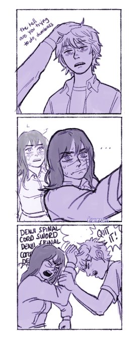 CW Chainsaw Man CH.117 spoilers (?) 
Copium 