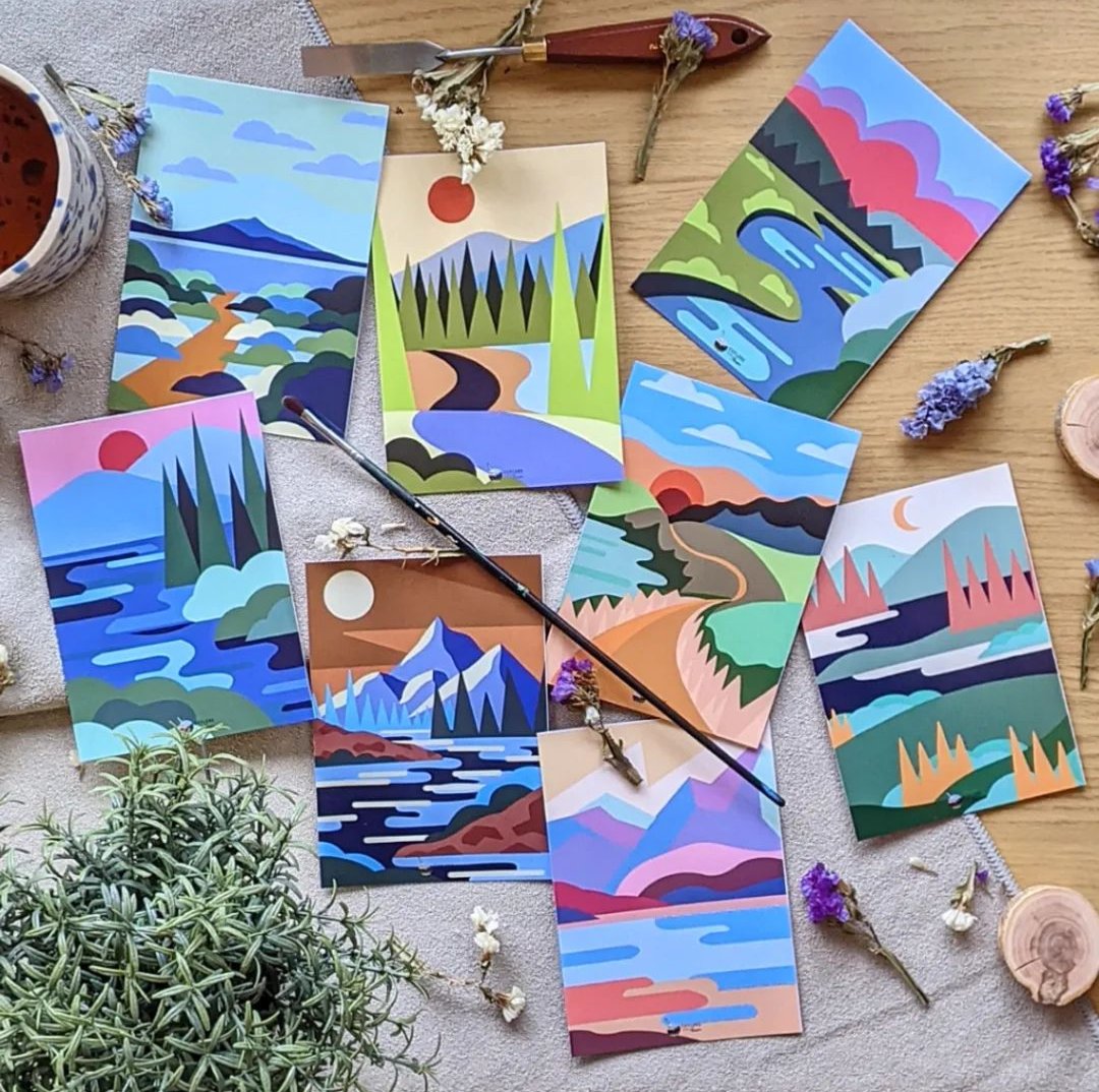 MarionBelliot's tweet photo. Hi #PortfolioDay ! I am Marion, designer &amp; artist, inspired by the beautiful people &amp; sceneries of Ireland. https://t.co/FsjVx6Xfjq