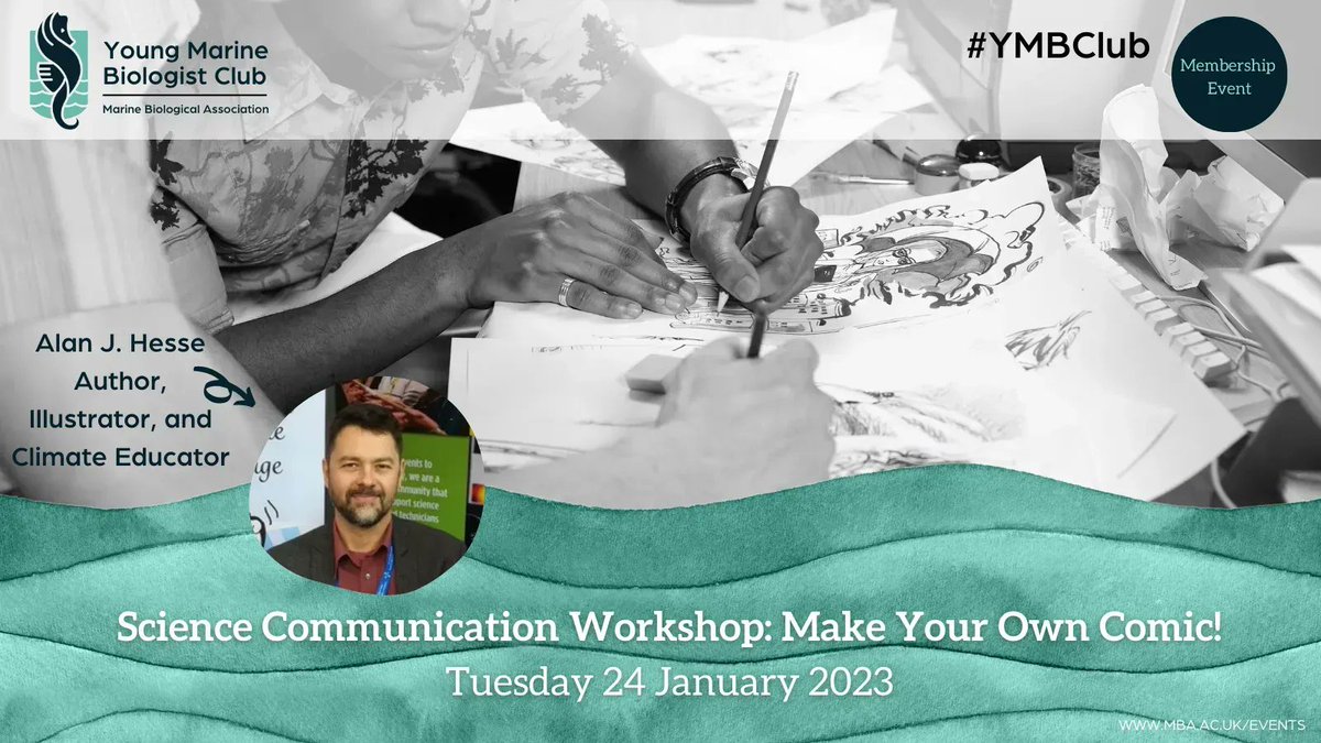 thembauk's tweet photo. Want to communicate science through the art of #comic books?
This January's Young Marine Biologist Club will be run by illustrator of @PoloClimateBear @AlanJamesHesse1
Become a Young #MBAMember and enjoy our monthly, free #YMBMember Club sessions.https://t.co/kpyTkBqffh https://t.co/uN8uQXU3Tu