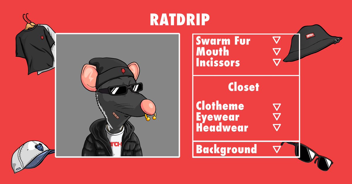 escaperats's tweet photo. Whats your most fav #ratpeek so far?
We will level up your experience as we introduce to you the ‘#RATDRIP’ we’re building in our website (soon).
Notif On 🔔Once the website is live you can customize a @escape_rats to your liking!
#eraplus #CNFTs #CNFTCommunnity https://t.co/jBHvsmPmFb