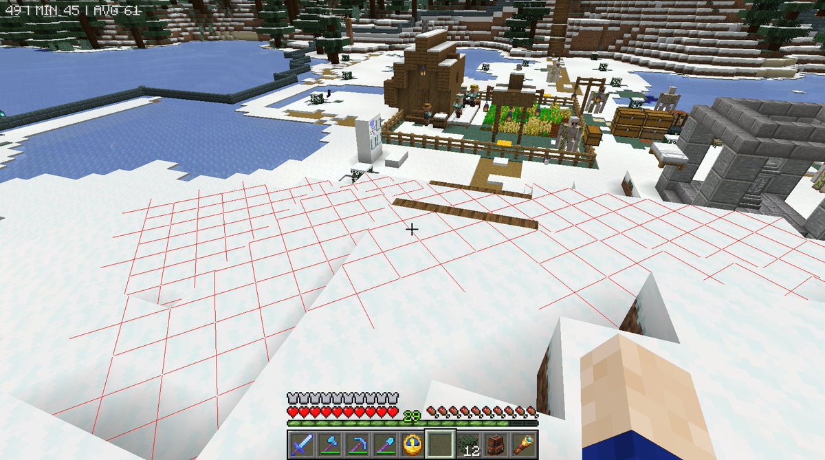 ComanHoliday's tweet photo. #Minecraft #マイクラ #LightOverlay
村内湧き潰しを考えると途方に暮れる・・・(= ̄‥ ̄=)
熱によって汚く溶けるのは嫌だしなぁ https://t.co/g5UIy8Qp6t