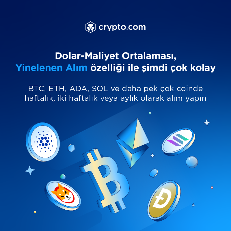 cryptocom's tweet photo. Dolar-Maliyet Ortalaması, Yinelenen Satın Alma ile basittir
Uygulamamızı Türkiye'de kullanmak isteyenlere sesleniyoruz! 🇹🇷

Artık Türk Lirası ile kripto para alım satımı yapabilirsiniz. Üstelik herhangi ek bir işlem ücreti ödemeden. TRY fiat cüzdanınızı şimdi yükleyin.