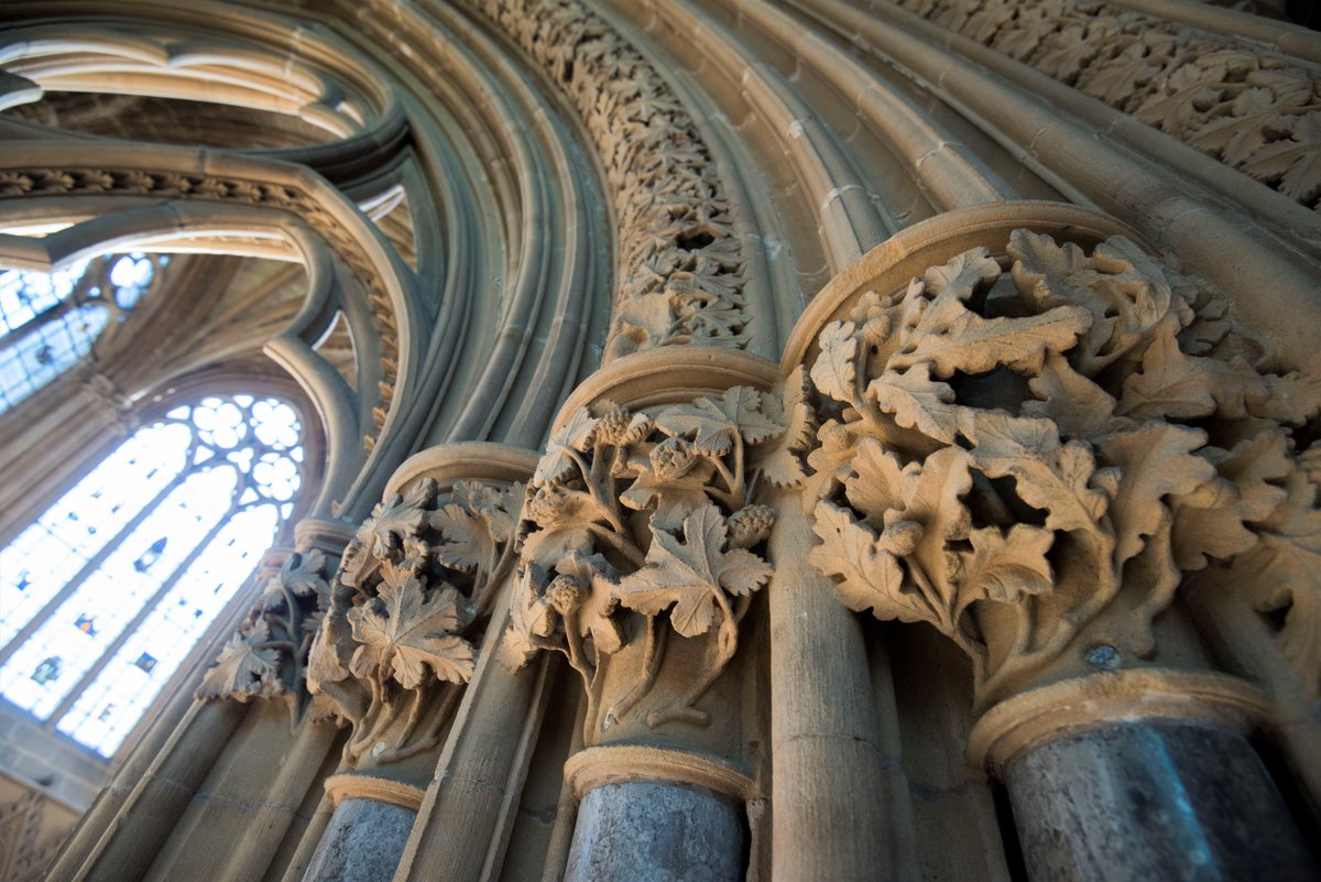 Happy #HeritageTreasures day! We’re joining @HeritageFundUK to celebrate inspiring heritage. There's a thousand years of heritage @SouthwMinster and the carvings in our Chapter House are truly incredible!