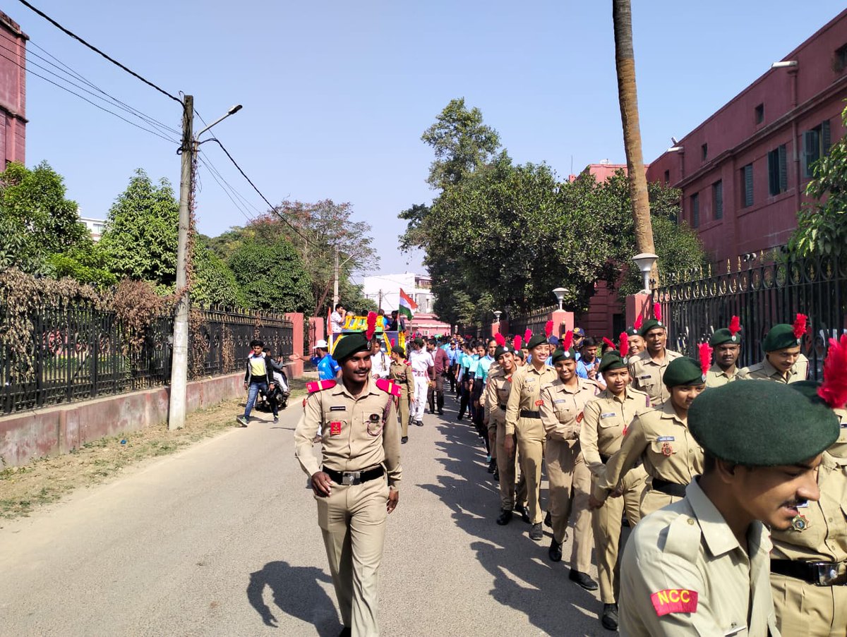 OneODArtyBtyNCC's tweet photo. #NCC grooms to be a #winner & #champian.Cdt of #StewartScienceCollege #RavenshawUniversity #MunicipalHSJobra Cuttack under #1ODArtyBtyNCC cheered #TeamIndia #MensHockeyWorldCup2023 & welcome #WorldCupTrophy to #SilverCityCuttack @HQ_DG_NCC @gpsingh3para @kalinga_sagar @utkalpride https://t.co/MdQKjQZTYb