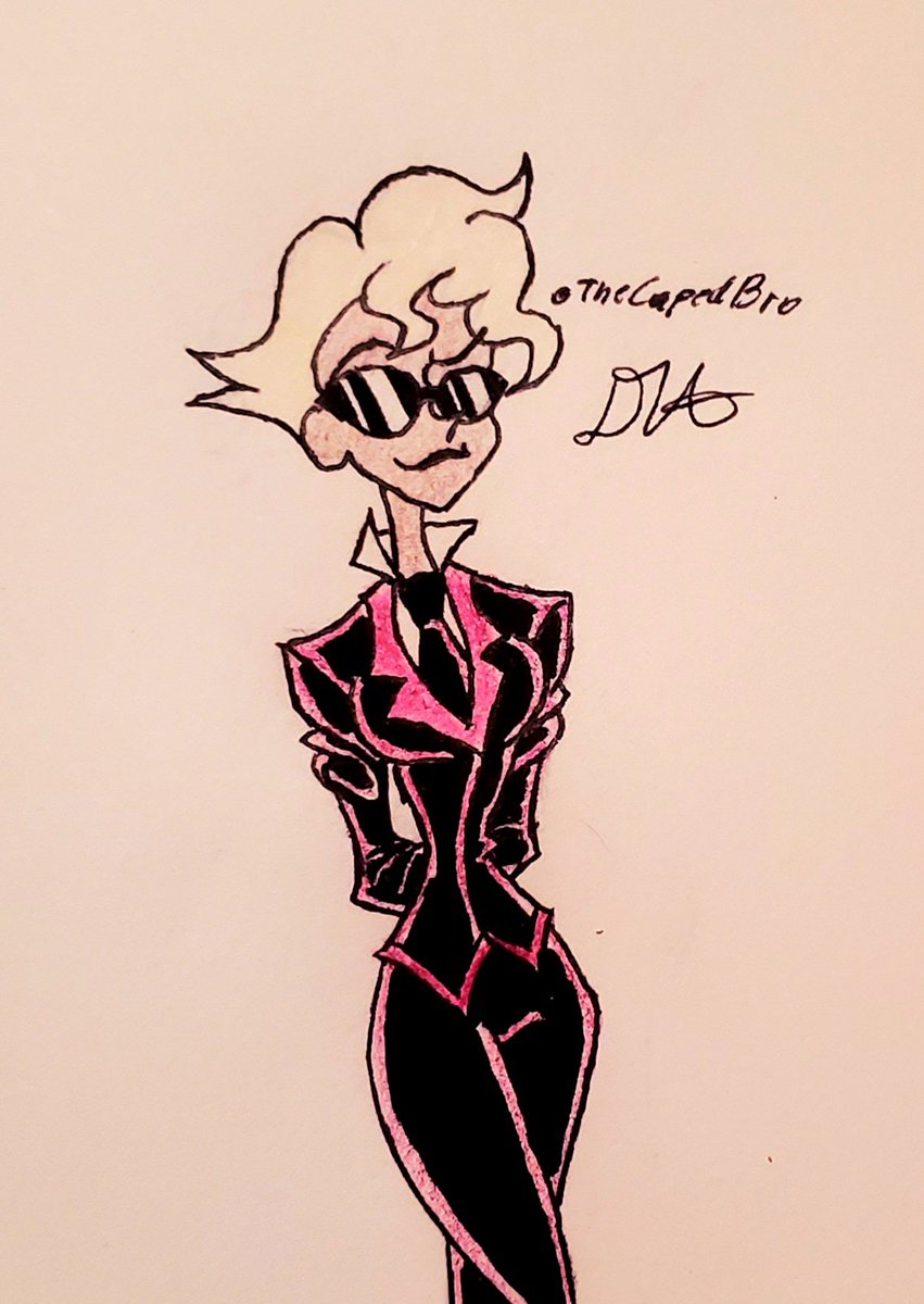 caped_3's tweet photo. D.H.O.R.K.S Agent 2
#HelluvaBoss #HelluvaBossFanart #HelluvaBossAgent2 #DHORKS #fanart #drawing https://t.co/9WKej5p78N