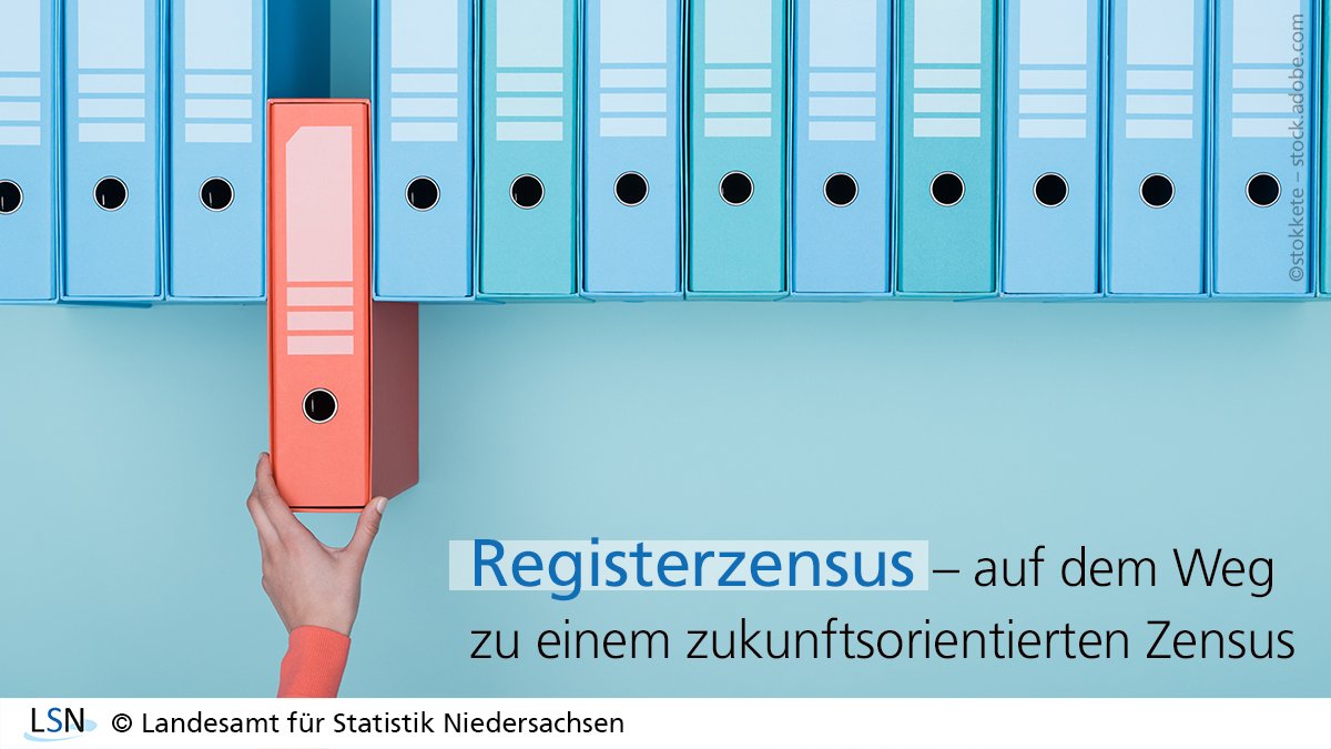 Statistik_NDS's tweet photo. Zur Entlastung der #Bevölkerung sollen zukünftig im Rahmen des #Zensus alle relevanten Merkmale ausschließlich aus #Registern gewonnen werden. Wie der sogenannte #Registerzensus funktionieren soll und alle weiteren Infos dazu lesen Sie jetzt hier: https://t.co/MuUjuG1YtU https://t.co/B2fd2gqC8x