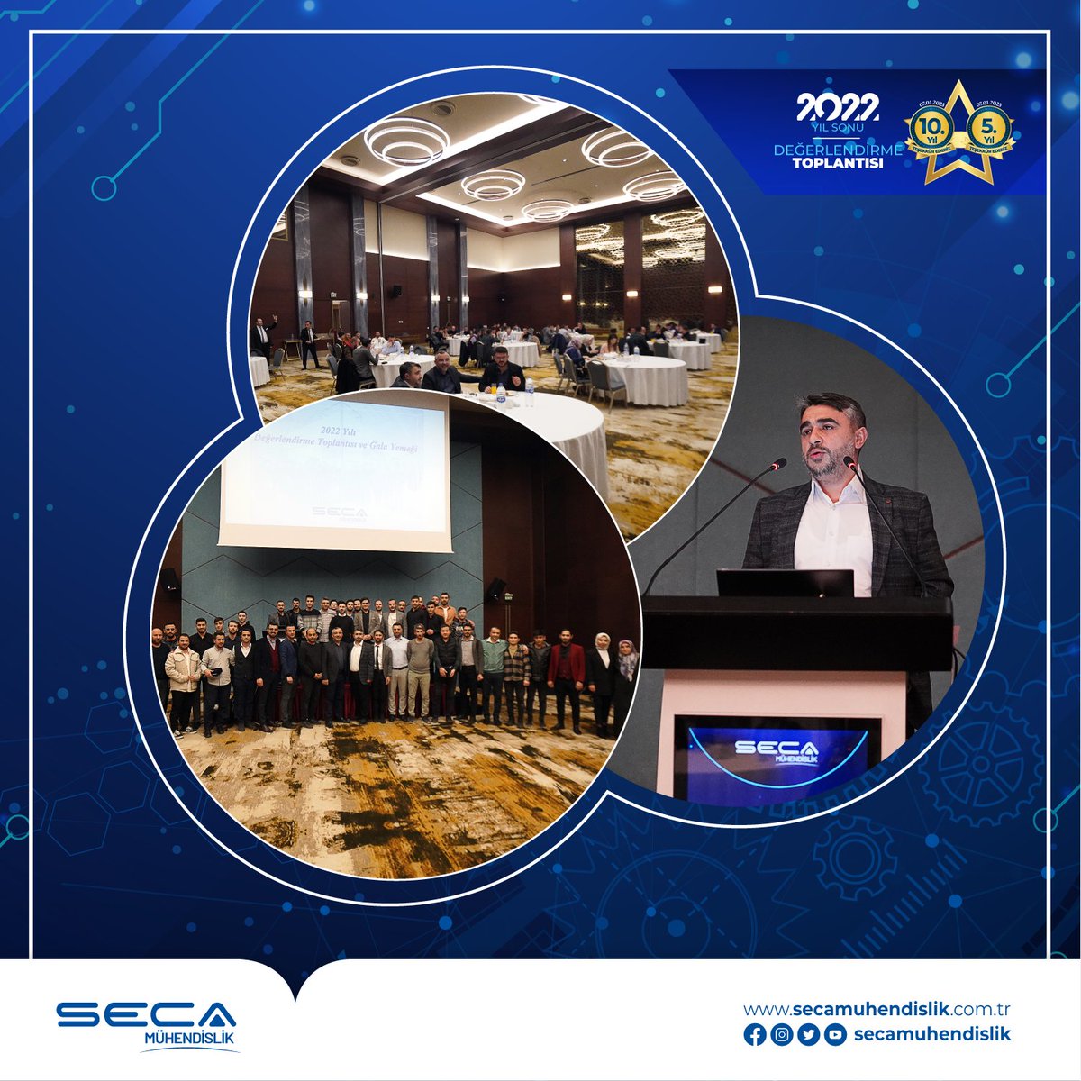 secamuhendislik's tweet image. 2022 değerlendirme toplantısı ve gala yemeğimizden güzel kareler.

#seca #otomasyon #secamuhendislik #teknoloji #otomasyonsistemleri
