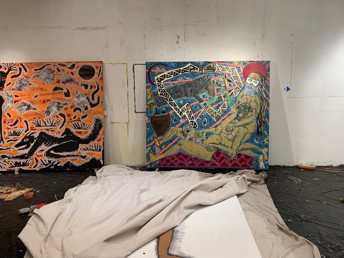 Fine artist exhibiting since the 70s. Late to Twitter but happy to be here. Special thank you to <a href="/SuperRare/">SuperRare</a> for inviting me to be a part of the family.

Genesis NFT dropping alongside some shows of physical work during Frieze LA.

View from the studio today...