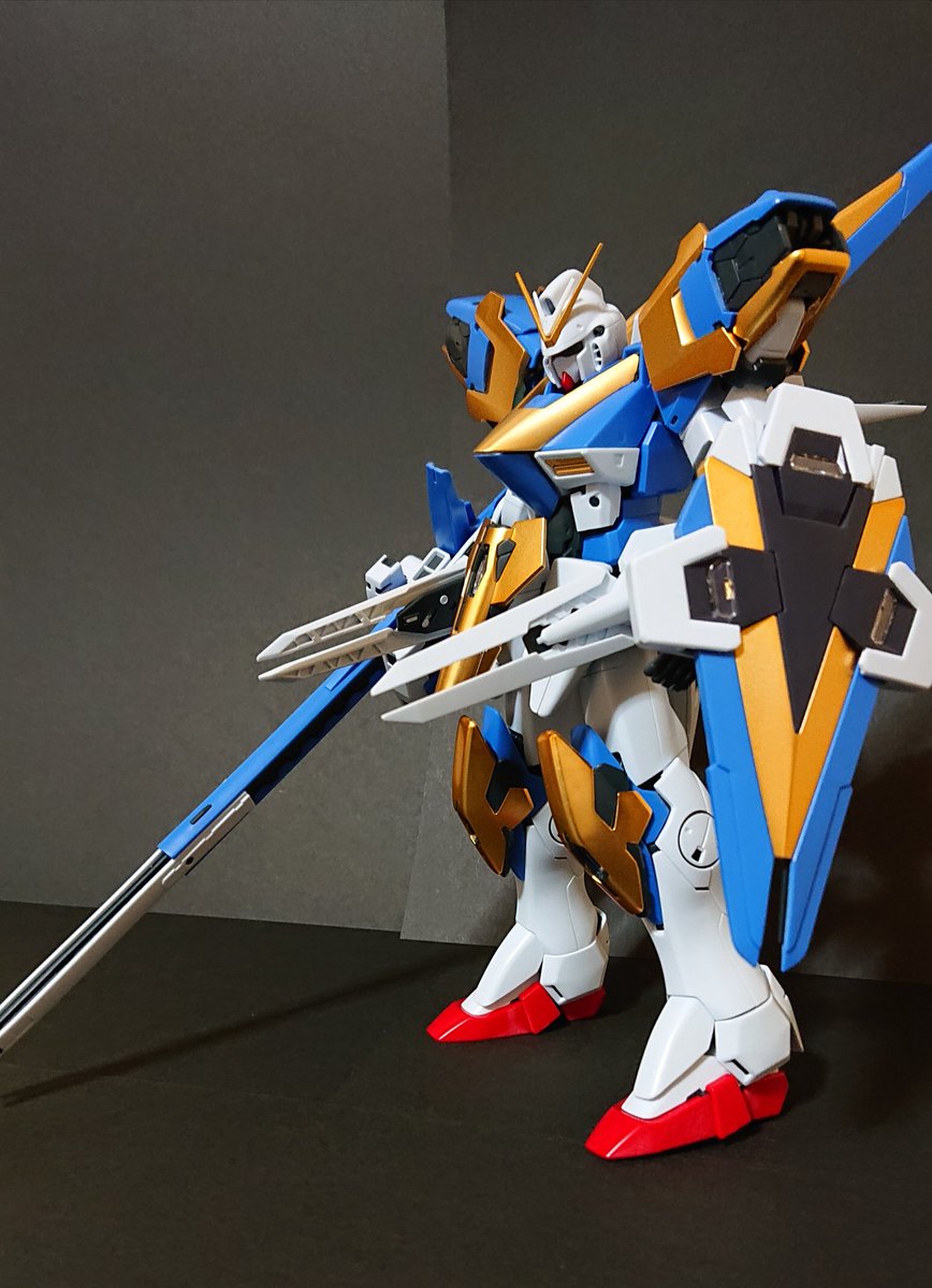 Ukyosan2's tweet photo. #ガンプラ
#V2アサルトバスターガンダム
#途中経過

V2アサルトガンダム
素組完成✌️😁 https://t.co/kBB8mInqAy