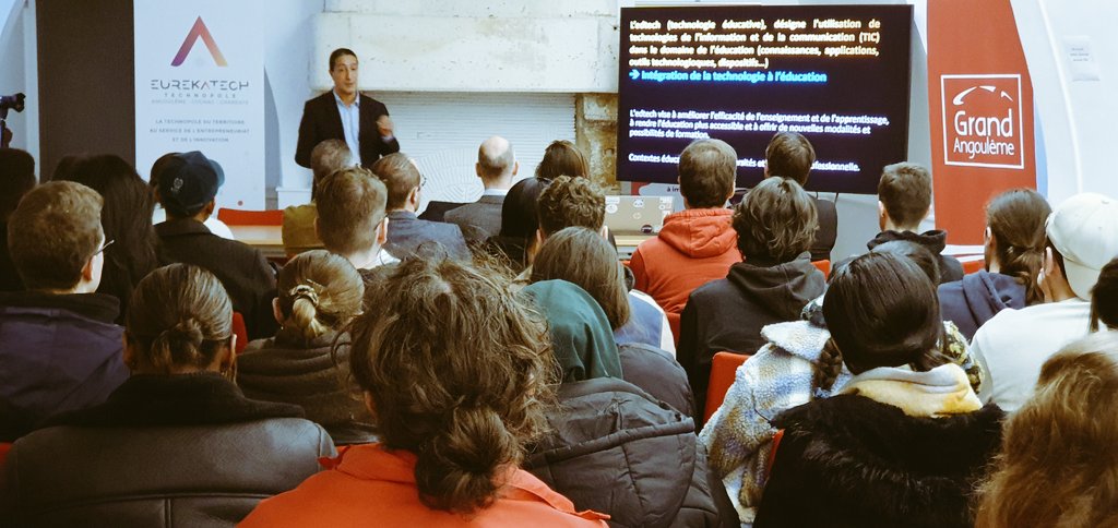 Un belle journée qui s annonce autour des #edtech et, des enjeux de la massification et de la digitalisation de l education.
Organisé par <a href="/OrangeNvAquit/">Orange Nouvelle Aquitaine</a> , <a href="/ISIC_MasterDNE/">ISIC_MasterDNE</a> ,<a href="/ISIC_MasterCPNM/">ISIC_MasterCPNNT</a> chez nos amis d #eurekatech à  <a href="/grand_angouleme/">GrandAngoulême</a>.