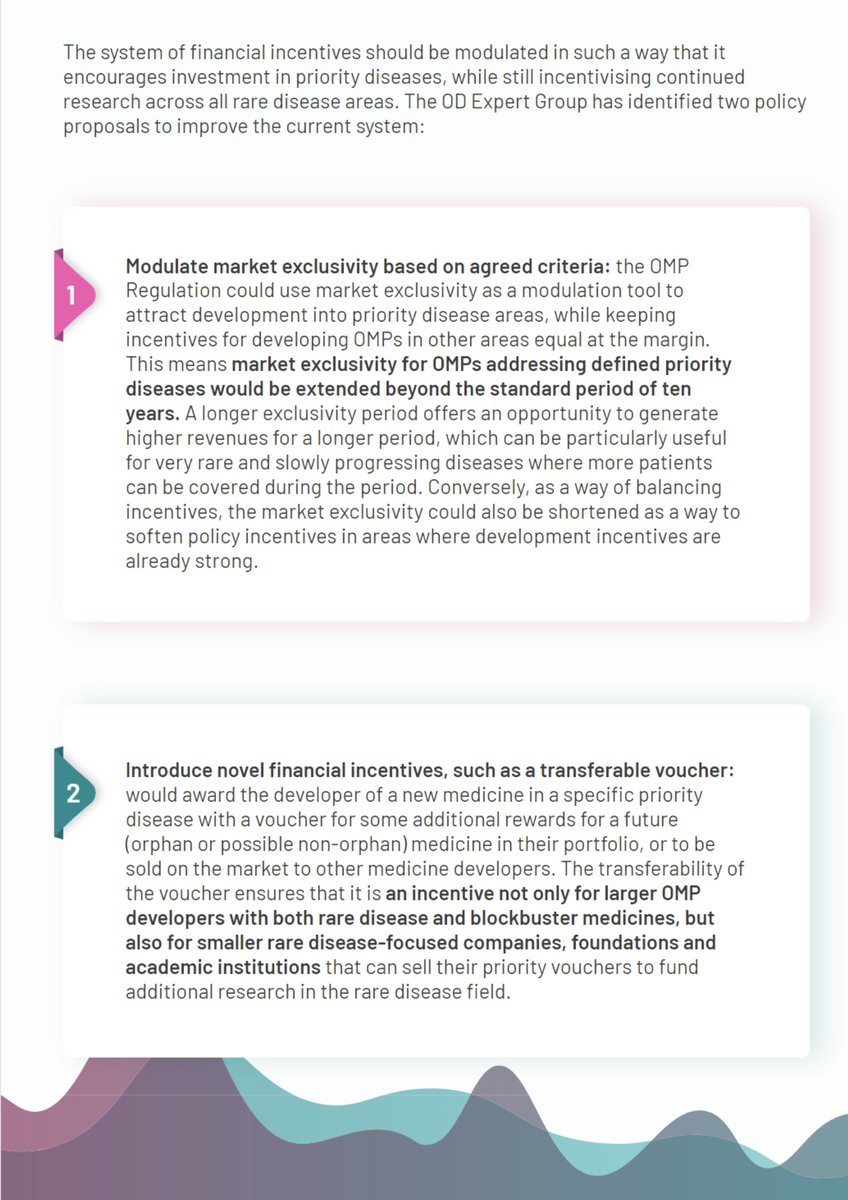 odexpertgroup's tweet photo. Let's talk about Incentives &amp; Rewards
📈The current financial #incentives for #OMP are insufficient to focus development on areas of #unmetneed. That's why we propose a re-modulation of #marketexclusivity and the introduction of new incentives. Read more about it https://t.co/nw3ckaHfXo