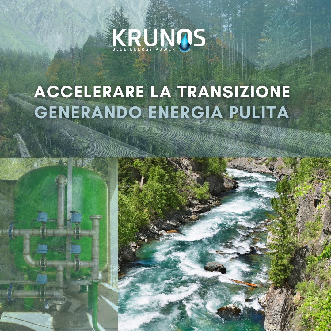 Krunos5's tweet photo. 💧 Noi di @Krunos lavoriamo quotidianamente per generare #energia pulita e migliorare le prestazioni #energetiche di infrastrutture già esistenti

⚡🍃 Il nostro obiettivo è  accelerare il processo di #transizioneenergetica e abbandonando l'utilizzo di fonti #fossili https://t.co/LfR0btM5nf