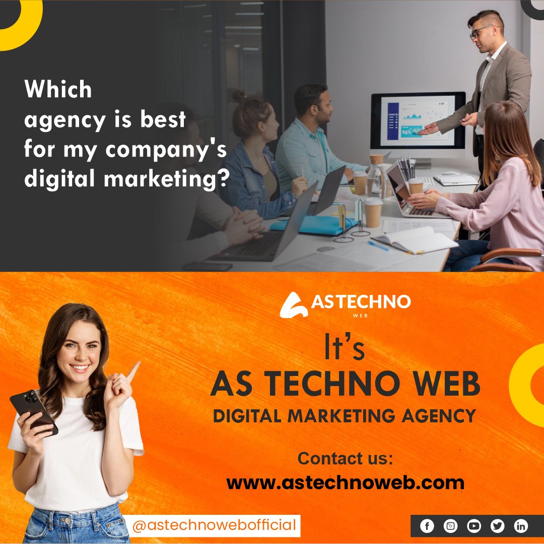 Ye bhi koi Puchne ki baat hai ? 
Of course, Astechnoweb is the Best Digital Marketing Agency 

#BestDigitalMarketingAgency #digitalmarketingservicesinindia #astechnowebofficial #digitalmarketingagencyonline #digitalmarketingagency #digitalmarketingsolutions