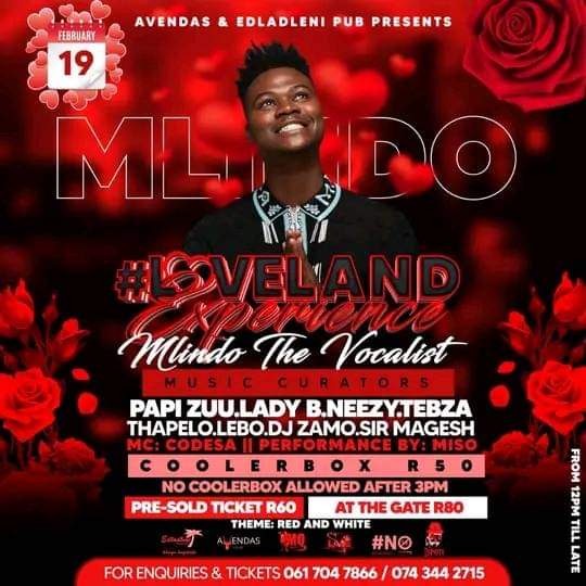 BoiistarB's tweet photo. 19th February 
@Avendas.co.za and @Edladleni Pub and Grill
@MlindoRSA
#loveland https://t.co/Hr8YP8pKfn