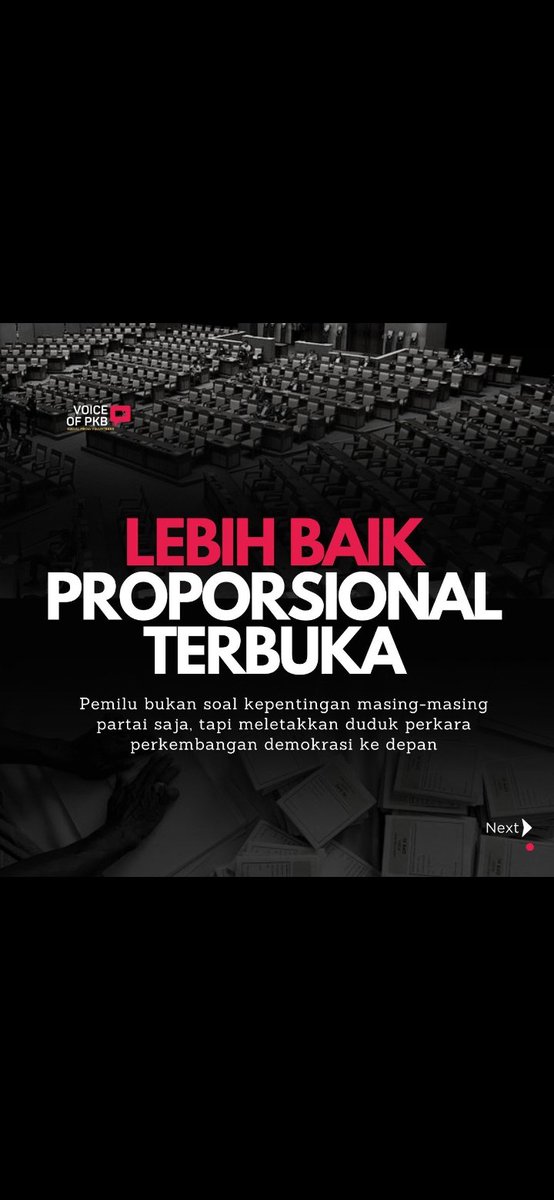 Gorinus1's tweet photo. PKB Tolak Proporsional Tertutup#Gus Muhaimin https://t.co/an01BsVo9Z