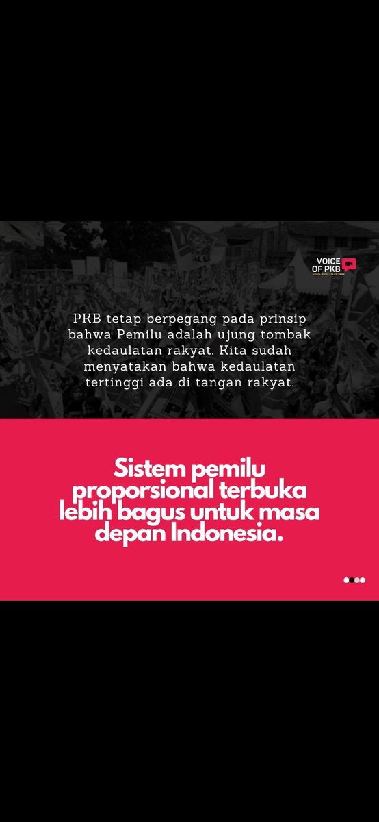 Gorinus1's tweet photo. PKB Tolak Proporsional Tertutup#Gus Muhaimin https://t.co/an01BsVo9Z