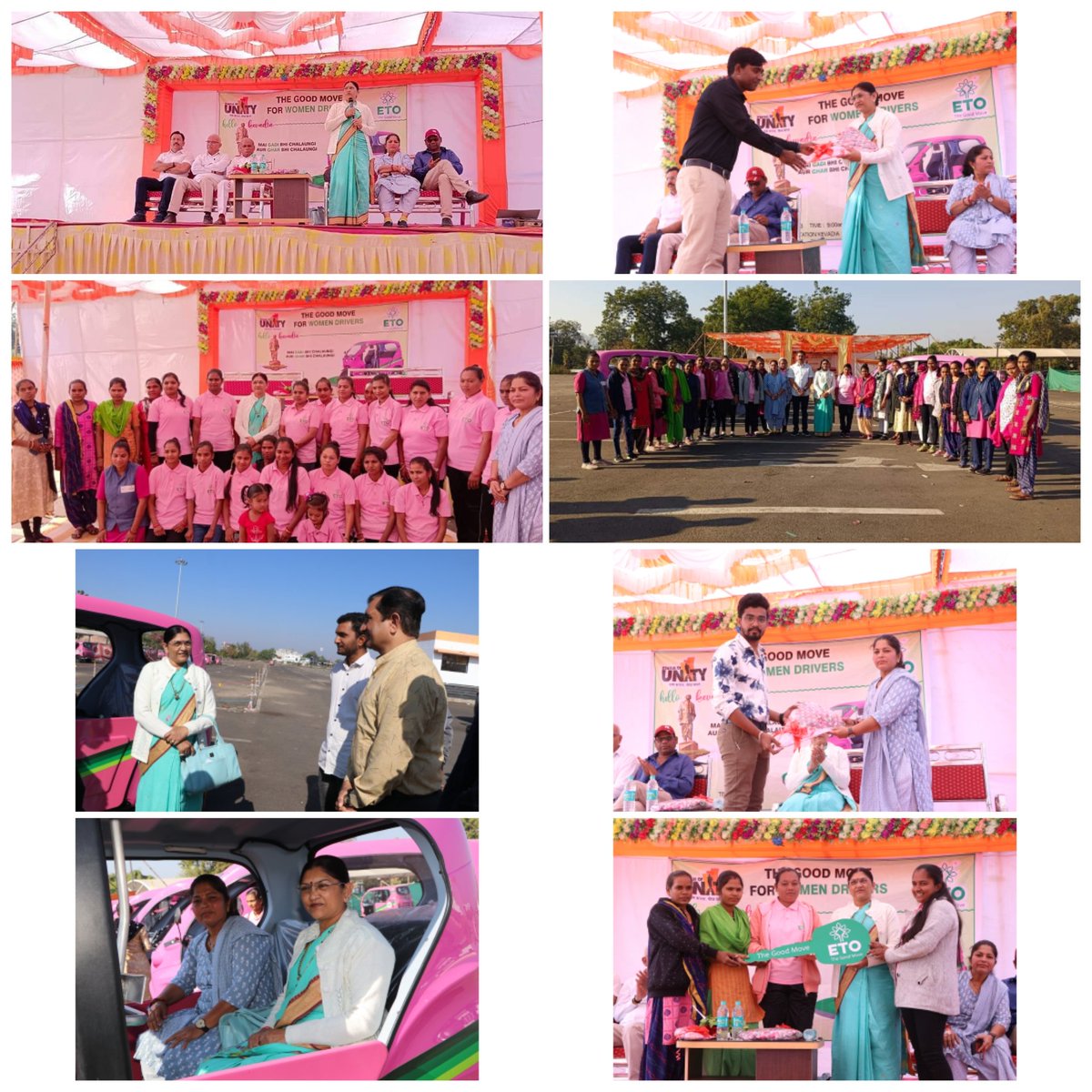 JayshribenDham2's tweet image. ૨૯/૧૨/૨૦૨૨ ના એકસાથે 20 ઈ-રીક્ષા બળીને ખાખ થઈ ગઈ હતી જે આજ રોજ કેવડીયા #SOU ખાતે નવી ઈ રીક્ષા નું ઉદ્દઘાટન કર્યું.

#drdarshnadeshmukh #bjpnarmada #mlagujarat #BJPGujarat