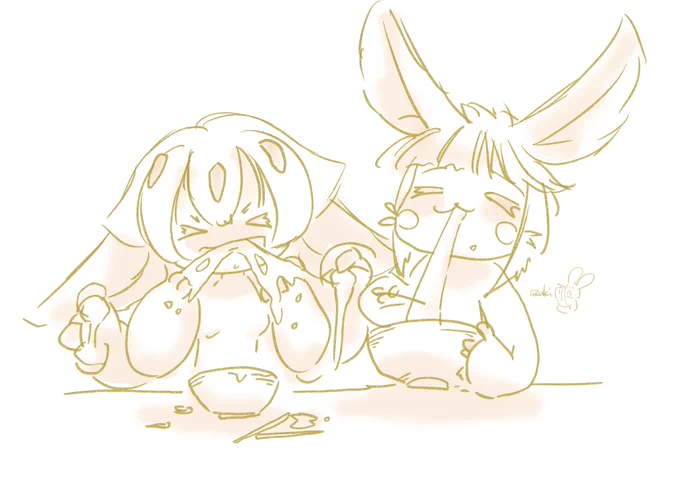 鏡開きお雑煮にしてみた(リコ作)#メイドインアビス # 