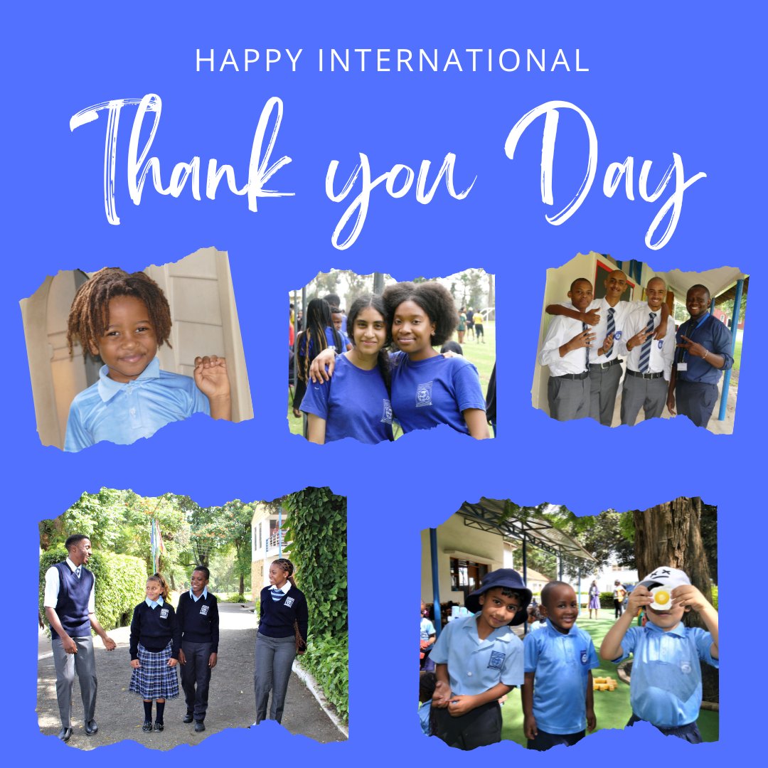 scistz's tweet photo. Happy #InternationalThankYouDay

We express our sincere gratitude to all our Students, Staff, and Parents. 

We appreciate each and every one of you. Thank you for choosing the best school in Tanzania. 

#WeAreSCIS #ProudToBeSCIS #SuccessNothingLess #SCISFamily https://t.co/wFVCrcK0o4