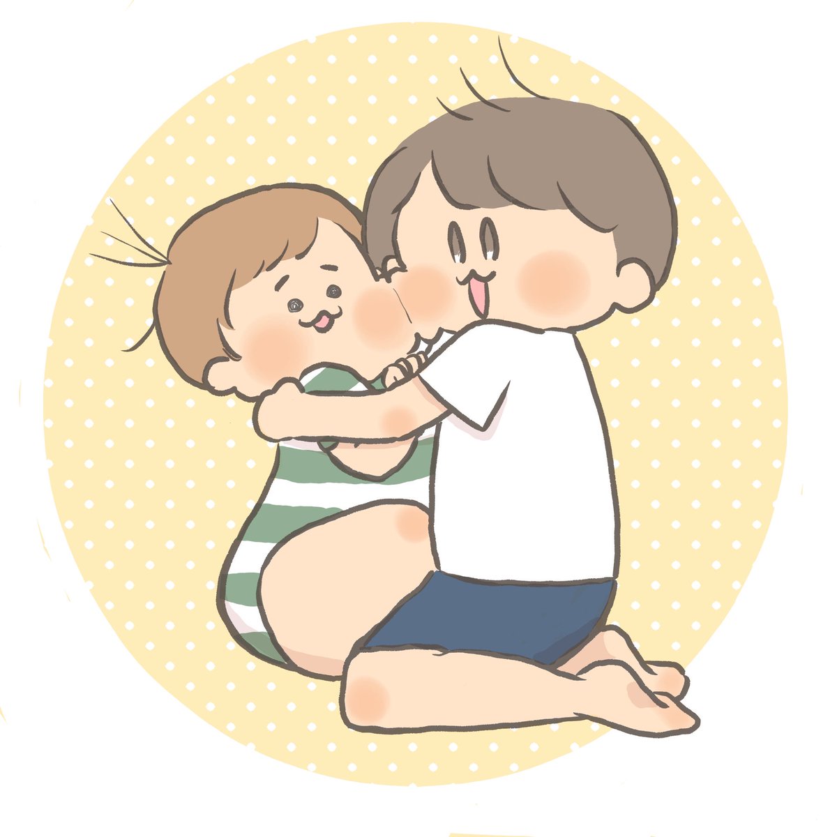 lovevoice's tweet photo. #新年になったのでフォロワーさんに自己紹介しようぜ

ちびちゃんともちくんの日常をイラストや漫画にしています😊
お仕事しながらなので更新は不定期ですが、今年はより一層描いていけるように頑張ります！
コメント、いいね、RTいつも励みになっています😭✨
ありがとうございます！！ https://t.co/hf3dqjd39n