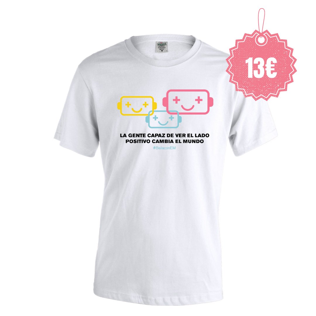 BailaconEM's tweet image. Os presentamos las nuevas camisetas y sudaderas de Baila con EM 🥰.

"La gente capaz de ver el lado positivo cambia el mundo" es la frase elegida para esta línea de ropa. 

¡Entra ya en bailaconem.com y pide la tuya! 💙

#esclerosismúltiple #proyectosolidario