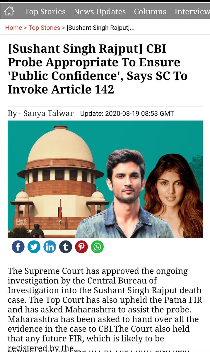RIDDHI56987171's tweet photo. #11January2023
Morning TL
#SystemExposedInSSRCase
System Exposed InSSRCase thoroughly🔥✊
#SushantMonth https://t.co/HbrNgVfybV