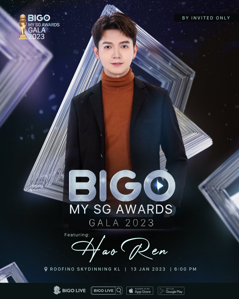 BIGOLIVEapp's tweet photo. 🤩BIGO MY &amp; SG AWARDS GALA 2023 | SHINE WITH THE STARS🤩
🥳The biggest event of the year! Are you guys excited?! Because WE ARE!!
⏰Date: 13th January 2023 18:00 MYT
📍Venue: ROOFINO SKYDINING KL
#bigolivemalaysia🇱🇷 #bigoawardsgala2023 #bigomysgawardsgala2023 #shinewiththestars https://t.co/6WzACjbn0T