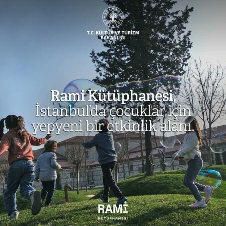 Rami Kütüphanesi 13 Ocak 2023 aaat 14.00'te açılıyor.
<a href="/TCKulturTurizm/">T.C. Kültür ve Turizm Bakanlığı</a> 
<a href="/iktm34/">İstanbul İl Kültür ve Turizm Müdürlüğü</a>