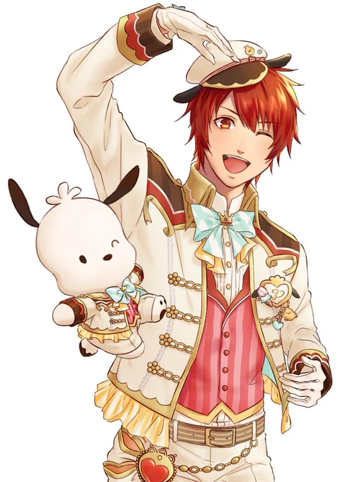 サンリオコラボ音也とポチャッコ単体#utapri #シャニライ 