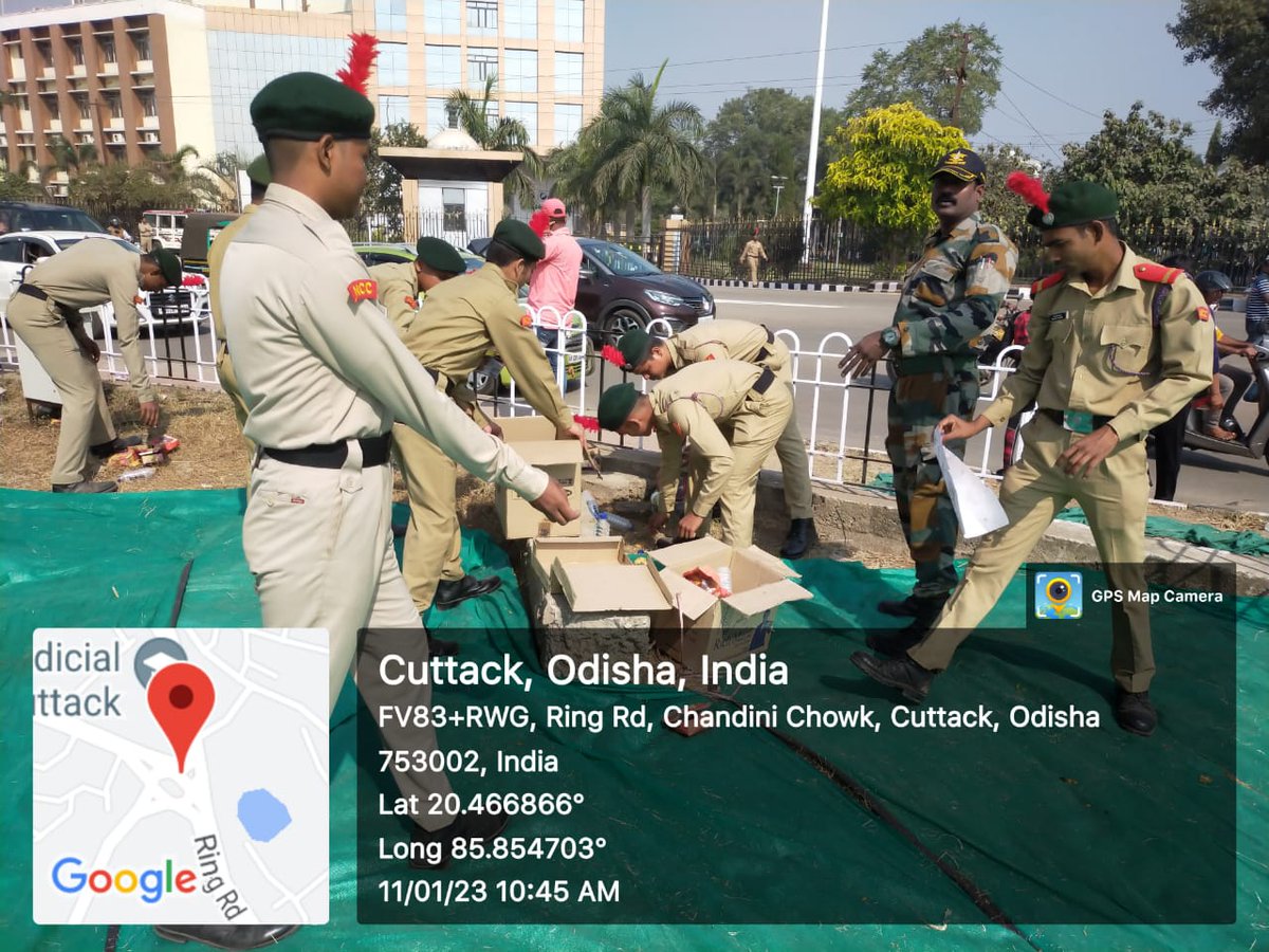 OneODArtyBtyNCC's tweet photo. #PuneetSagarAbhiyan Cdts of #StewartScienceCollege #1ODArtyBty collected 32KG plastic trash in #WorldCupHockey2023 trophy rally for recycling, to spread #PlasticFreeWorld awareness in #SilverCityCuttack
@HQ_DG_NCC @gpsingh3para
@utkalpride @kalinga_sagar @DHE_Odisha @CuttackDM https://t.co/4PTCwrYYo6