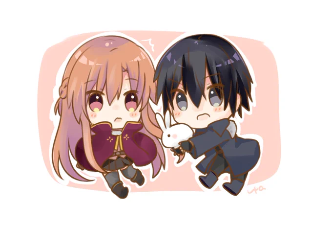 アスナとキリト #SAO 