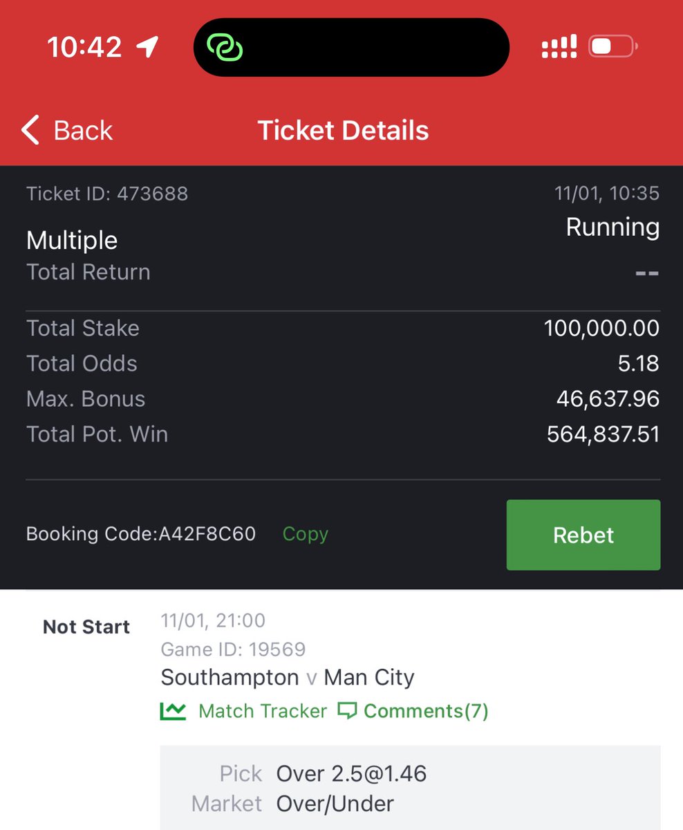 KgsbCommunity's tweet photo. SPORTYBET❤️

95E30020   24 ODDS 
A42F8C60     5 ODDS

Edit ✍️ 👉🏿 https://t.co/N42L2mtY4V

@SmoothDeliveryy https://t.co/Qj8IoSx1tr
