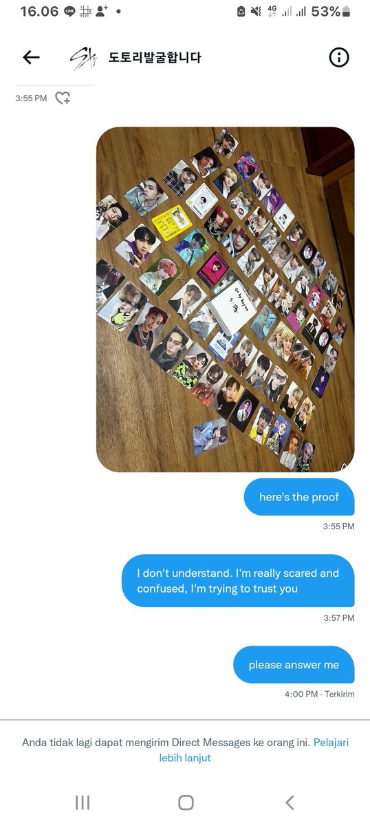 acelleerious's tweet photo. ❗️ HELP RT ❗️

⭕️ KOREAN SCAMMER ALERT ⭕️

i bought a lot of photocard from him. i'm the fool to believe him. when i ask for an explanation, he blocked me

bank account: 7777019067934 카카오뱅크

엔시티 양도 https://t.co/7gSPhhEaTa