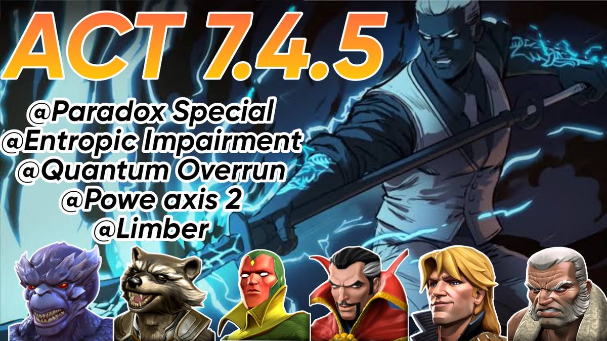 121Mcoc's tweet photo. MCOC: Book 2-Act 7.4.5|Paradox Special|Mister Negative Boss| #mcoc #mcocgameplay #marvel #Roadto1kSubscribers
https://t.co/lkq5jhoZT7
Please like, Share and Subscribe to support the channel โบ๏ธ.
@MarvelChampions @MrRichTheMan https://t.co/leFo4MmQSi