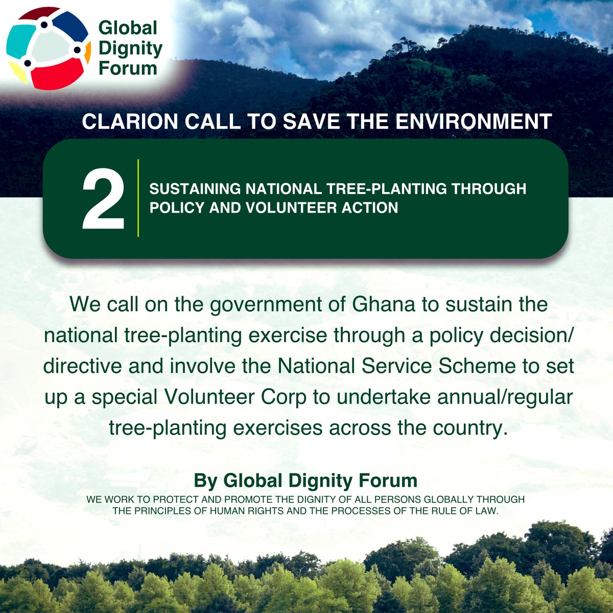 Global_DignityF's tweet photo. π³ Protecting our environment not only benefits the planet, but also improves the lives of marginalised communities. #ActOnClimate #energy #climate #Glodif https://t.co/8Euy3AFFls