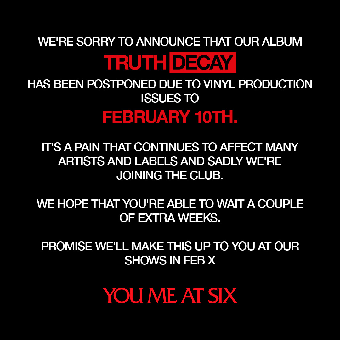 You Me At Six tweet media