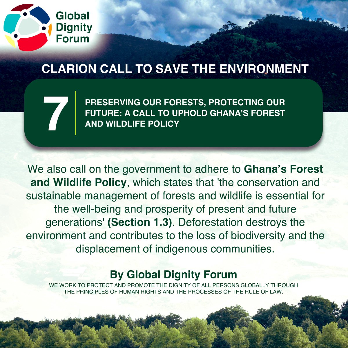 Global_DignityF's tweet photo. π Protecting our environment is a fundamental human right. Let's #ActOnClimate and ensure a sustainable future for all. #climatecrisis #climateemergency #climate #Glodif https://t.co/ufy4e8uImj