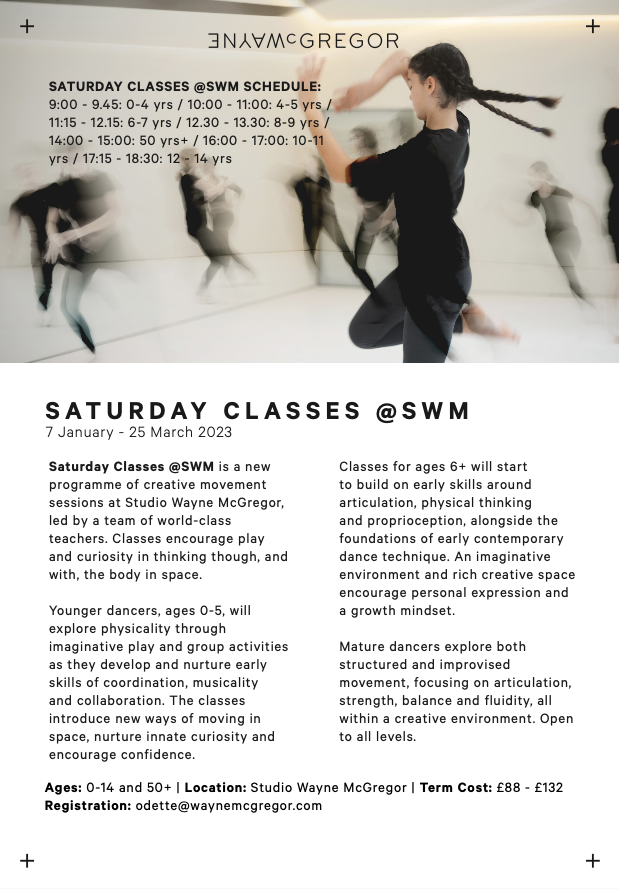 HereEast's tweet photo. Looking for a new dance class? @WayneMcGregor is offering a #dance programme of #creative movement sessions led by a team of world-class teachers 👯 

Register 📲 odette@waynemcgregor.com https://t.co/8tl2LqFFEU
