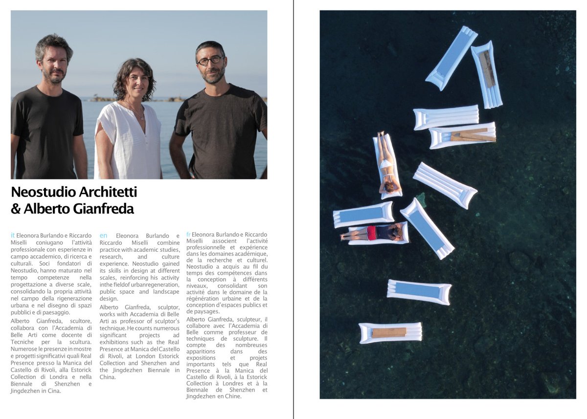 #LaBiennaledelloStretto
#contributors – Neostudio Architetti Associati &amp; Alberto Gianfreda

"Paesaggio variabile"
Relazioni, equilibrio, bellezza

#letrelineedacqua #thethreewaterlines #500x100 #MediterraneiInvisibili #laboratoriopermanentemediterraneo 
<a href="/alfonsofemia/">Alfonso Femia</a>