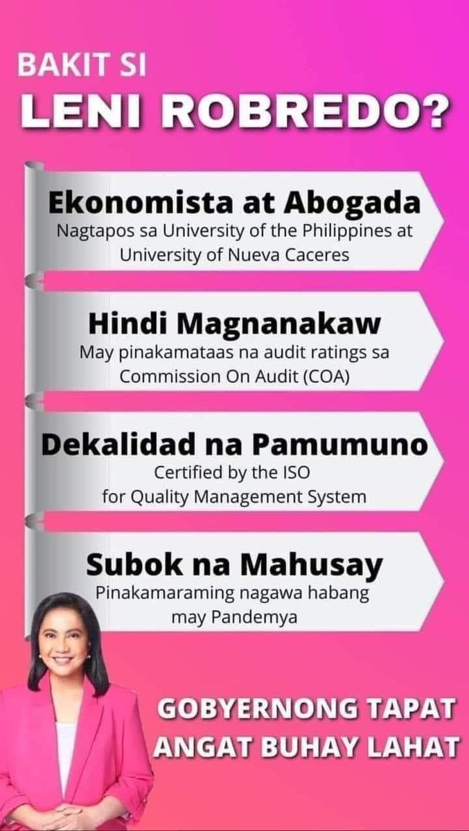 jflorenzana's tweet photo. Leni The Real President https://t.co/EY13AIeSgB