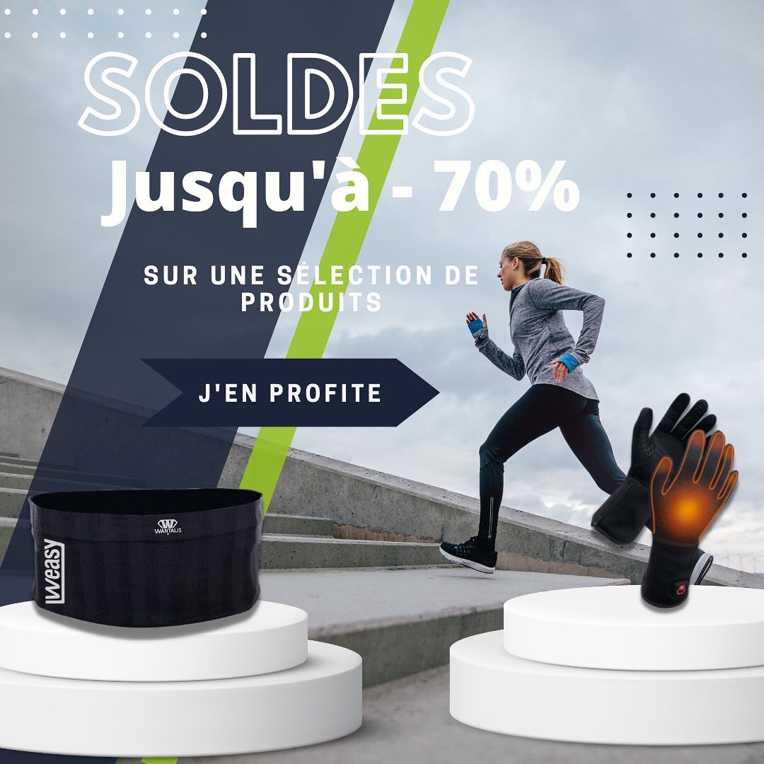 wantalis's tweet photo. -30% sur tout le site seulement pendant 1 semaine !! Et -70% sur une sélection de produits ! C’est le moment de vous faire plaisir ! 🔥🔥

#wantalis #sport #run #soldes #promotion #instarun https://t.co/VV6JKONUrf