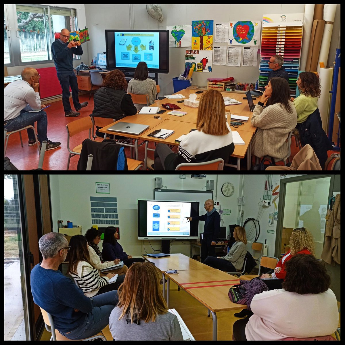 fundaciompla's tweet photo. Presentem el #CEEPSIR als equips directius de la ZER Mestral i de l’Escola Ferreries, els dos primers centres que rebran aquest servei a les Terres de l’Ebre. Es tracta d’una fita molt important en la provisió de serveis i recursos al sistema educatiu inclusiu #InclusióEducativa https://t.co/PeJqs0dXTv