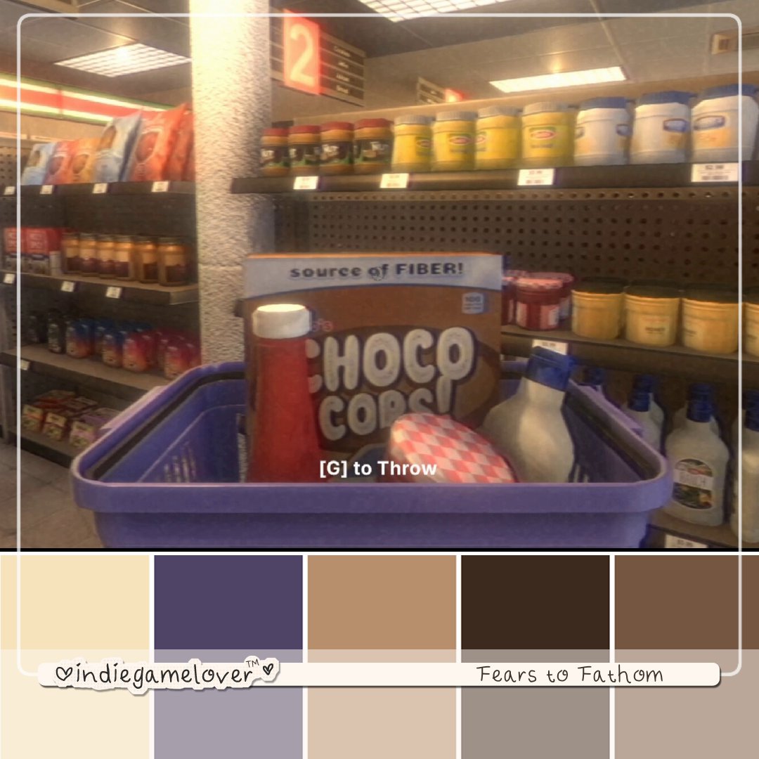 🎨 An #IndieGame Inspired #ColorPalette 
🎮 The Game: Fears to Fathom - Carson House

-//-
#ArtMeIndie #Art #IndieGames #IndieGameDev #GameDev #ArtonTwitter #IndieDev #ScreenshotSaturday #WishlistWednesday
