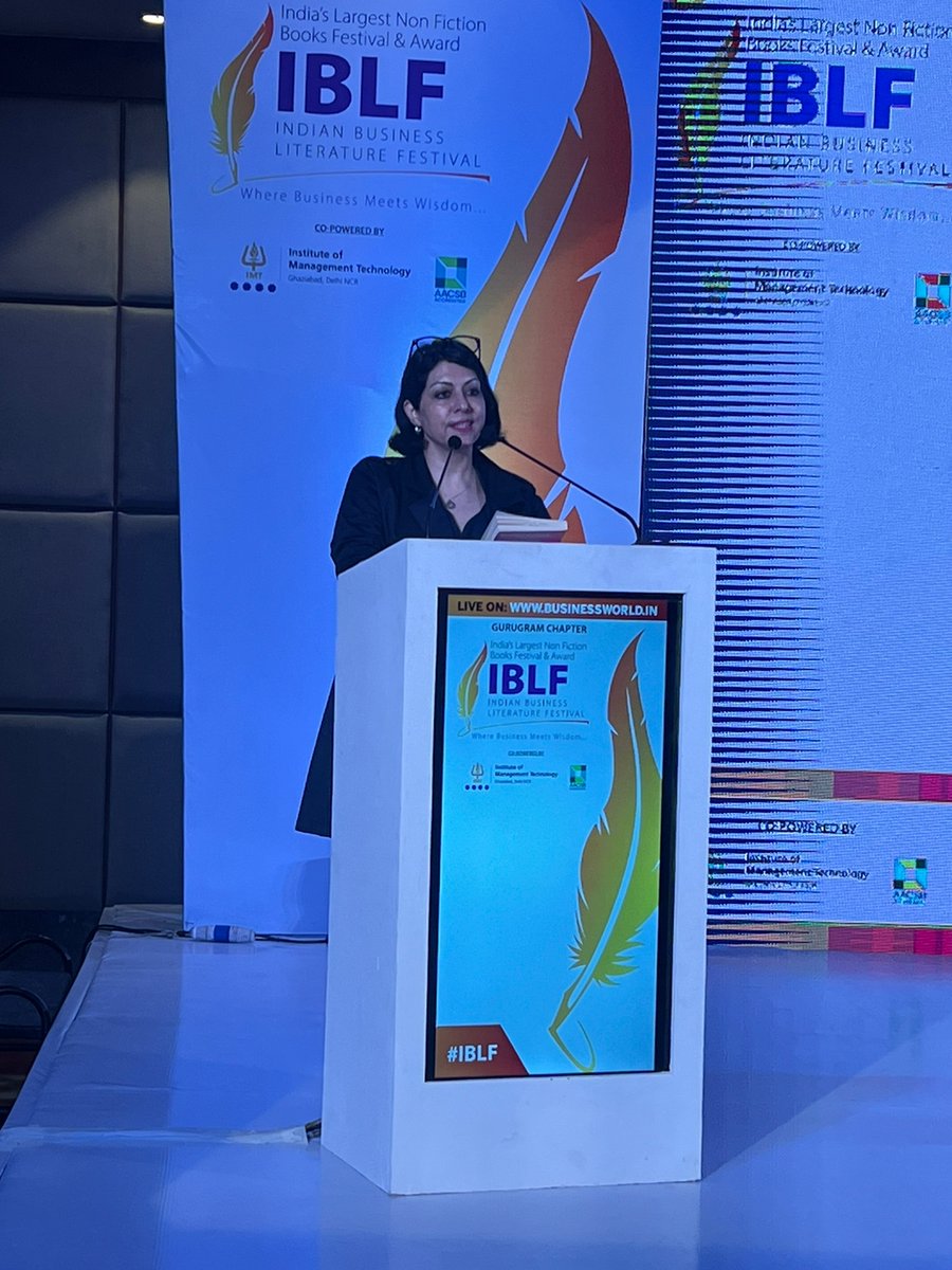 BWBusinessworld's tweet photo. We have 4 rooms within us - Physical, Emotional, Mental, and Spiritual. The spiritual room has nothing to do with religion and this is where we all lack says @RachnaRestores, Founder, RachnaRestores at 4th Edition of the Indian Business Literature Festival #IBLF #GurugramChapter https://t.co/llzTjkguPd