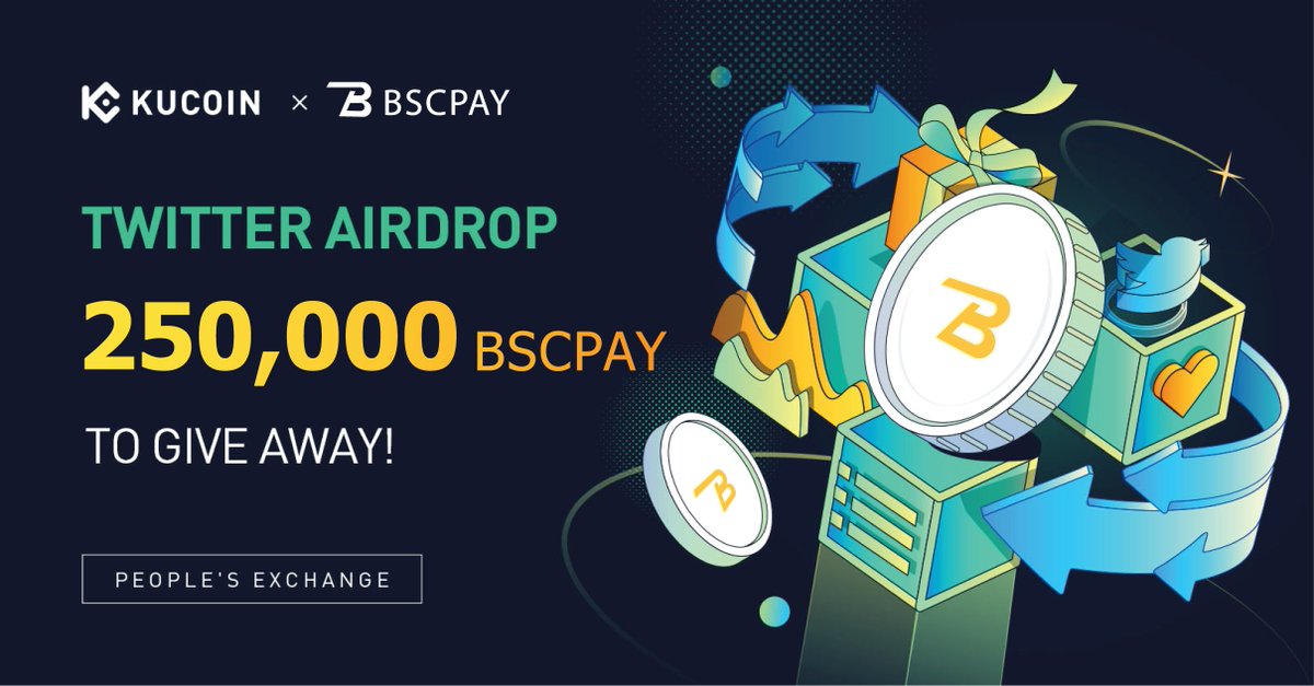 🔥#BscPayments and #KuCoin are thrilled to launch a 250,000 $BSCPAY Giveaway💸

🥳Be sure to complete all the tasks and get a chance to earn sweet rewards 👇

gleam.io/wopTu/kucoin-b…
